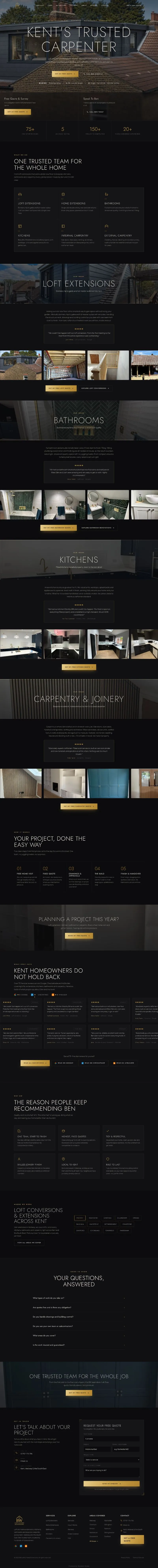 Loft conversion and extension website