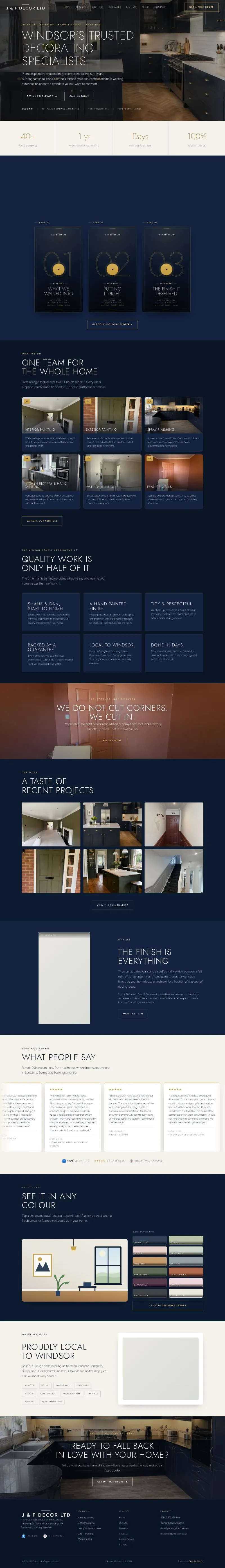 Painters and decorators website
